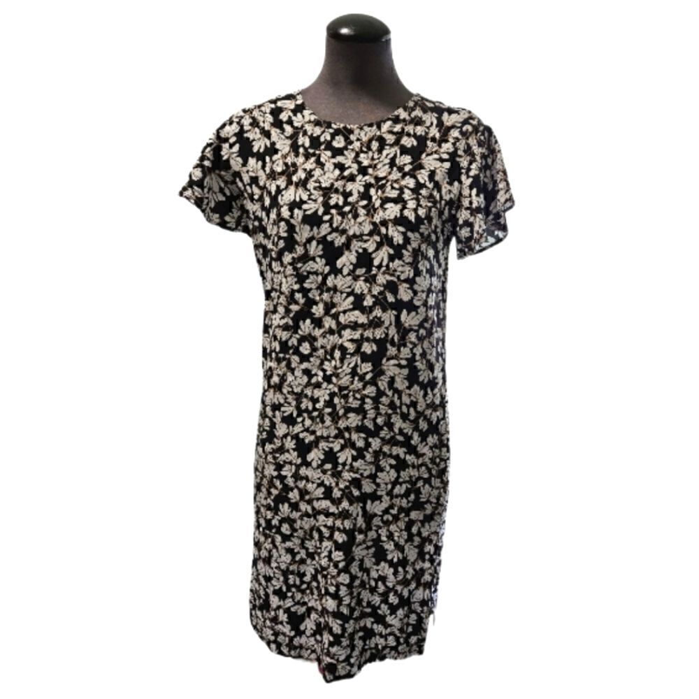 EC ANKO FLORAL DRESS W/FLUTTER SLEEVES SZ.8